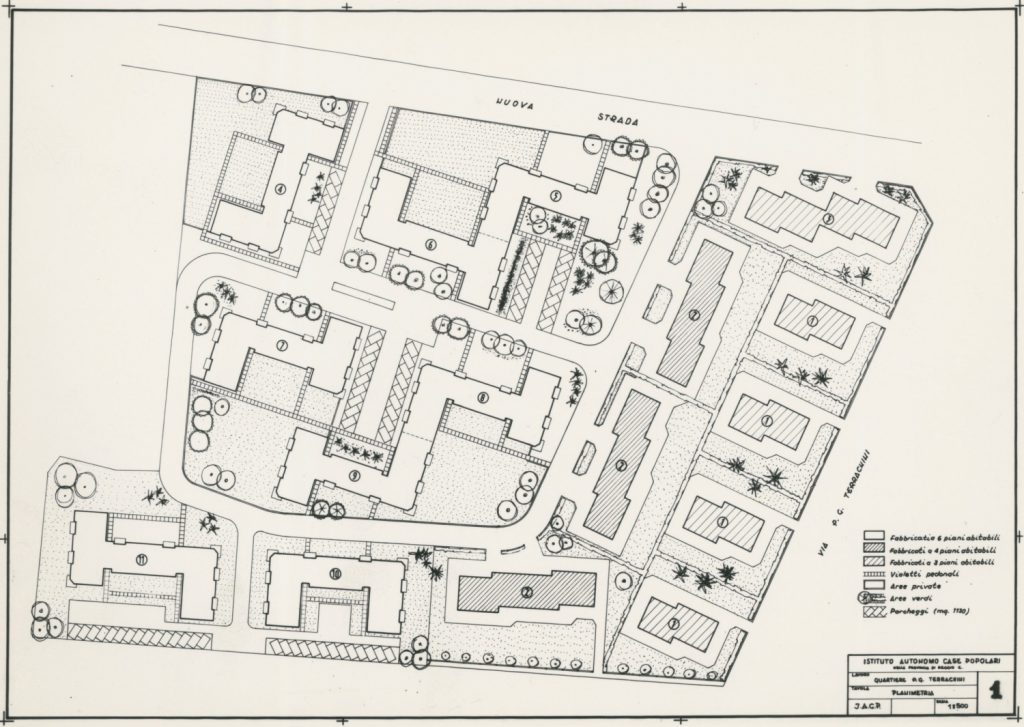 Mappa quartiere Terrachini - Manara
